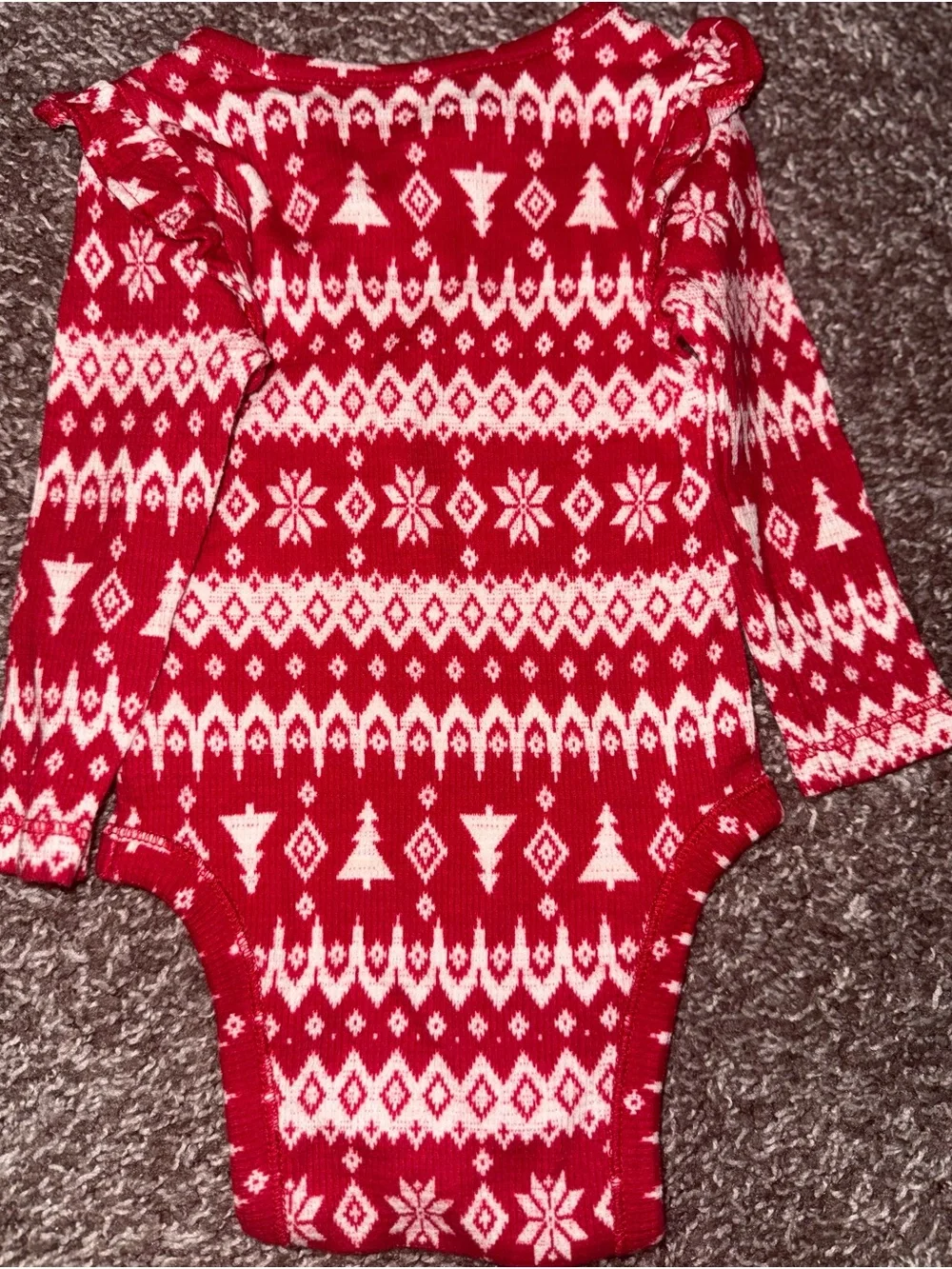 Old Navy Baby Unisex Christmas Long-Sleeve Bodysuit